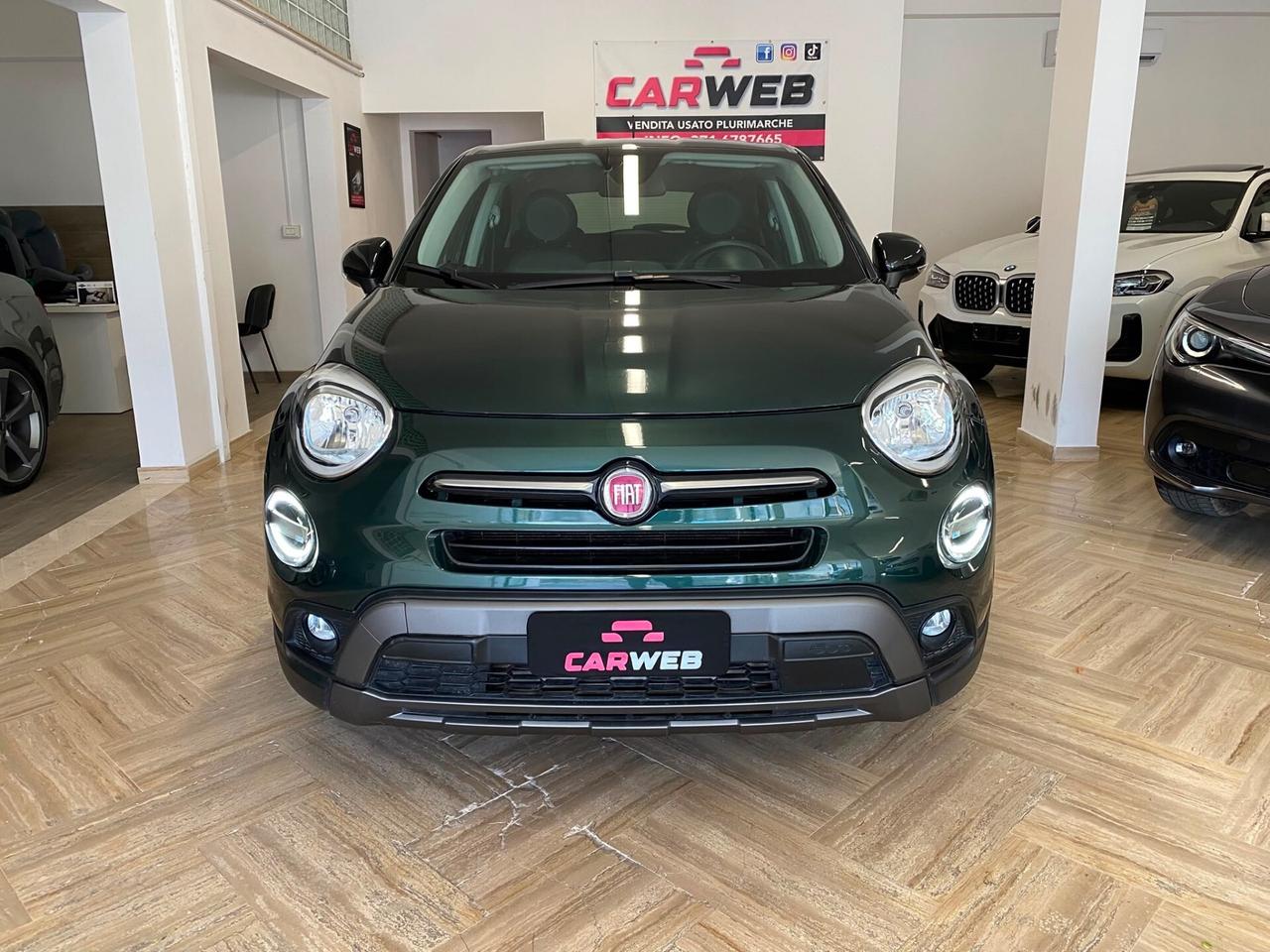 FIAT 500X CROSS 1.3Mjt 95CV Led Navy CAM 2019