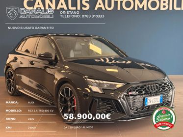 AUDI RS3 2.5 TFSI 400 CV QUATTRO 2022 *TETTO*
