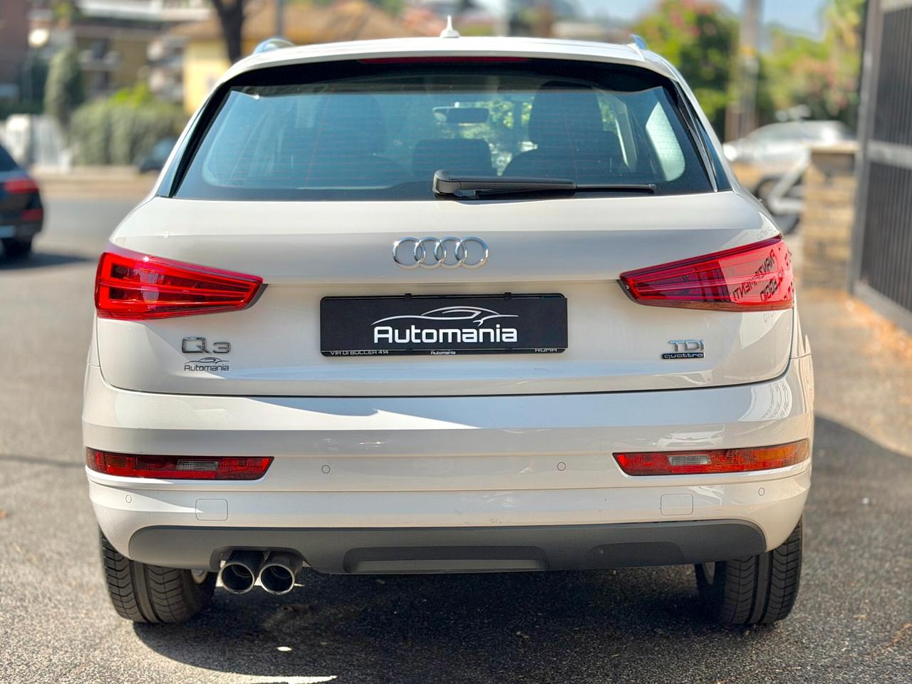 Audi Q3 2.0 TDI 150 CV Quattro S-tronic UNIPRO\LED\GARANZIA\KMCERTFICATI