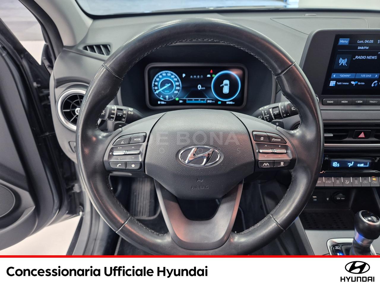 Hyundai Kona 1.6 gdi hev xline safety pack 2wd 141cv dct