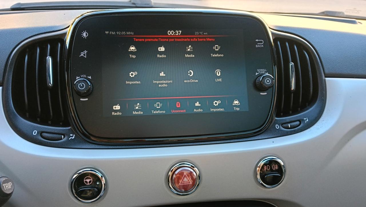 FIAT 500 LOUNGE TETTO PANOR -PREZZO PROMO!