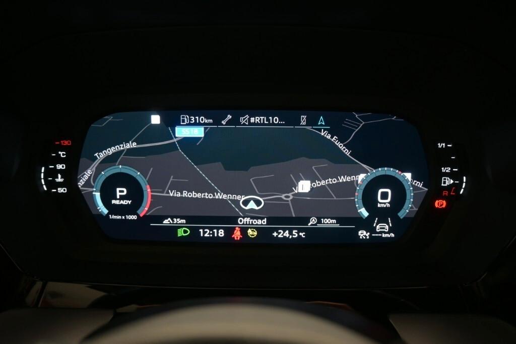 AUDI A3 SEDAN 35 TDI 150CV S-TRONIC BUSINESS (FARI LED - VIRTUAL COCKPIT - ADAPTIVE CRUISE - CLIMA BIZONA - NAVI - MIRROR - SENSORI POST. )