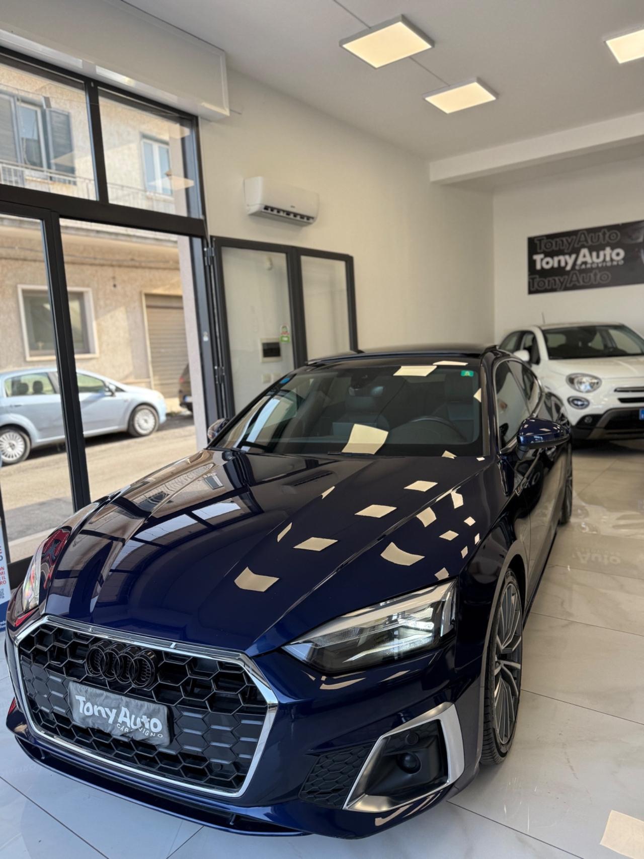 Audi A5 SPB 40 TDI S.LINE EDITION TETTO APRIBILE,VIRTUAL COCKPIT, PACCHETTO LUCI SOFFUSE INTERNE,TELECAMERA