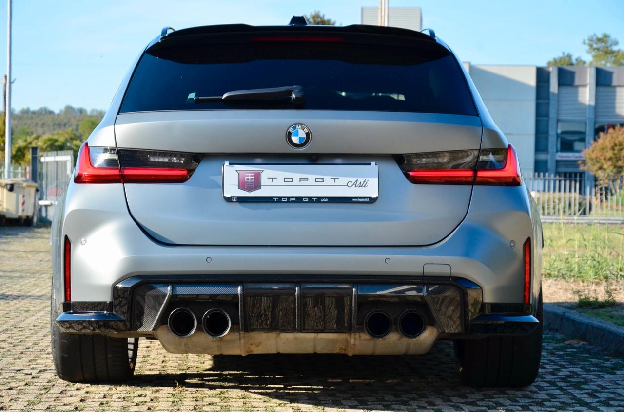 BMW M3 TOURING 3.0 COMPETITION M XDRIVE 510cv AUTO, UNICOPROPRIETARIO, UFF ITALIANA, CARBOCERAMICA, SEDILI A GUSCIO CARBONIO, FARI LASER, HARMAN&KARDON