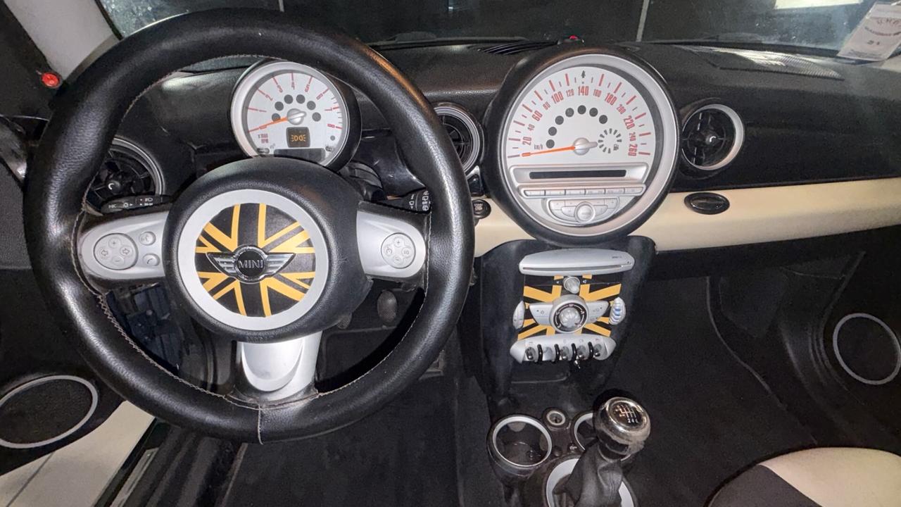 MINI COOPER - ONE CHILI - DEL 2009 1400 BENZINA 95 CV