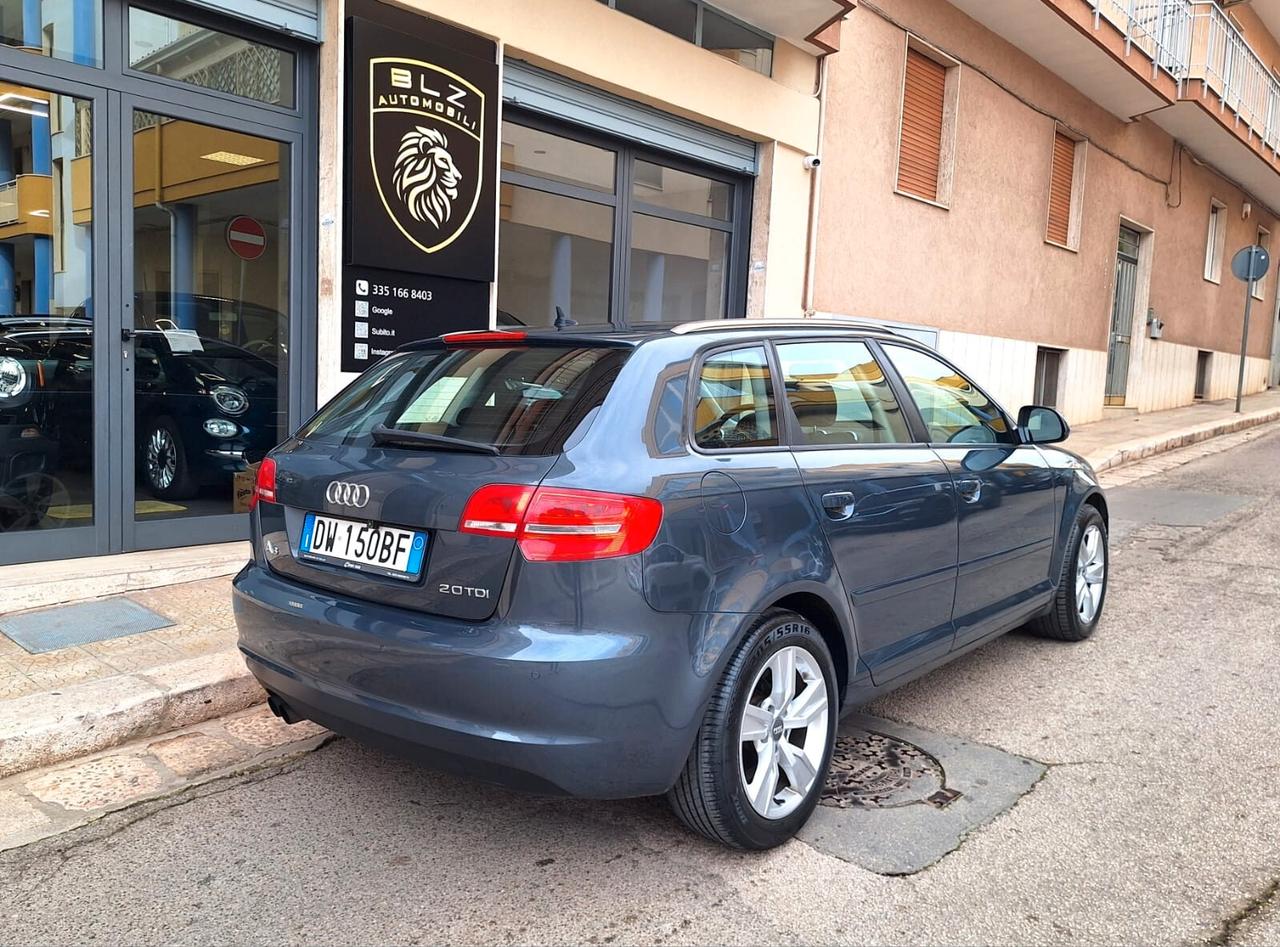 Audi A3 SPB 2.0 TDI 170 CV F.AP. S tronic Attraction