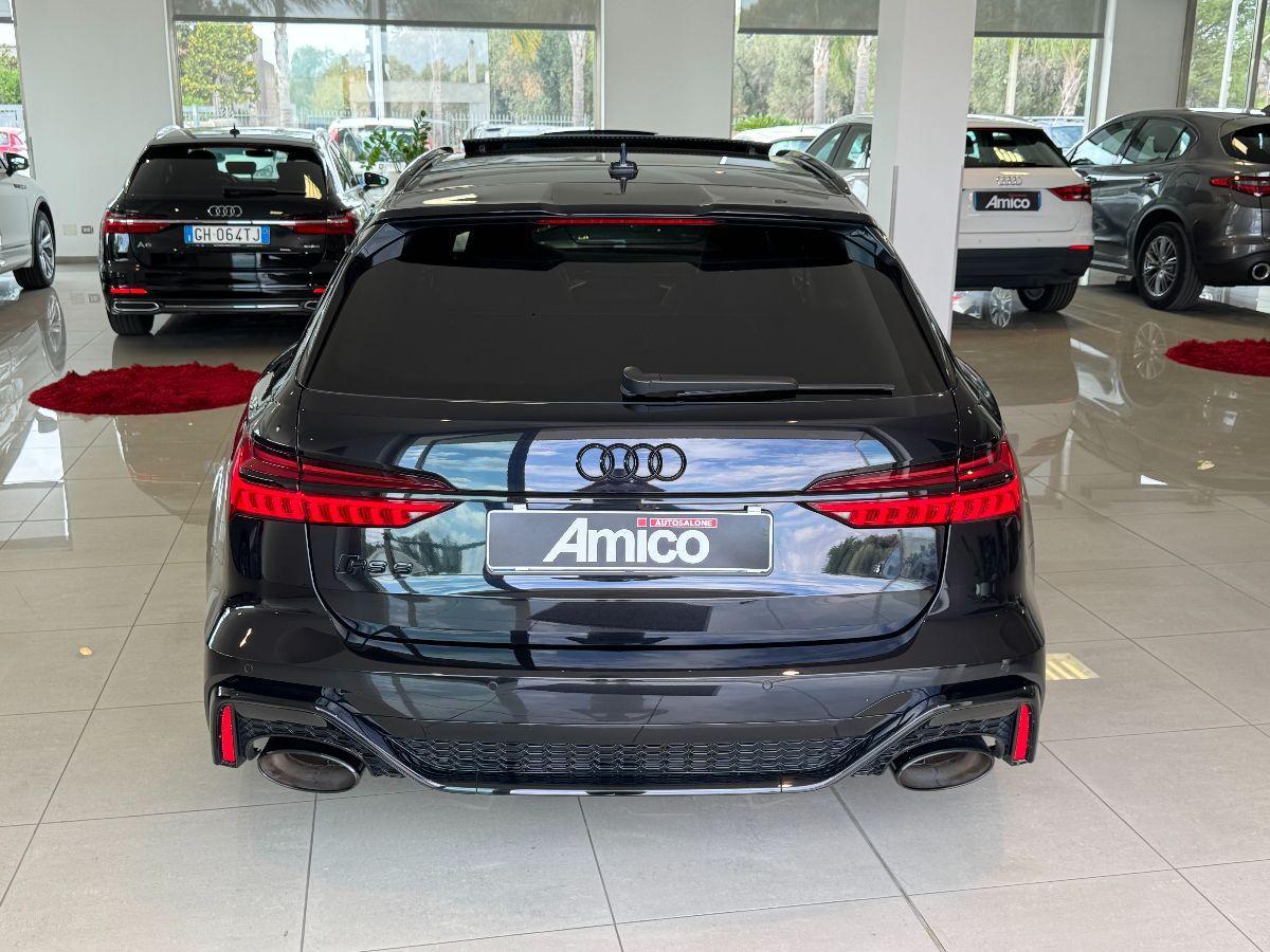 AUDI RS6 4.0 MHEV 600CV Identity Black Tetto Panorama