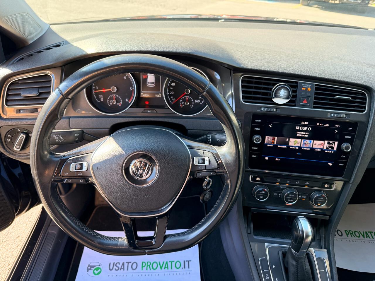VW Golf 1.6 TDI 115cv Automatico DSG Garanzia 12m