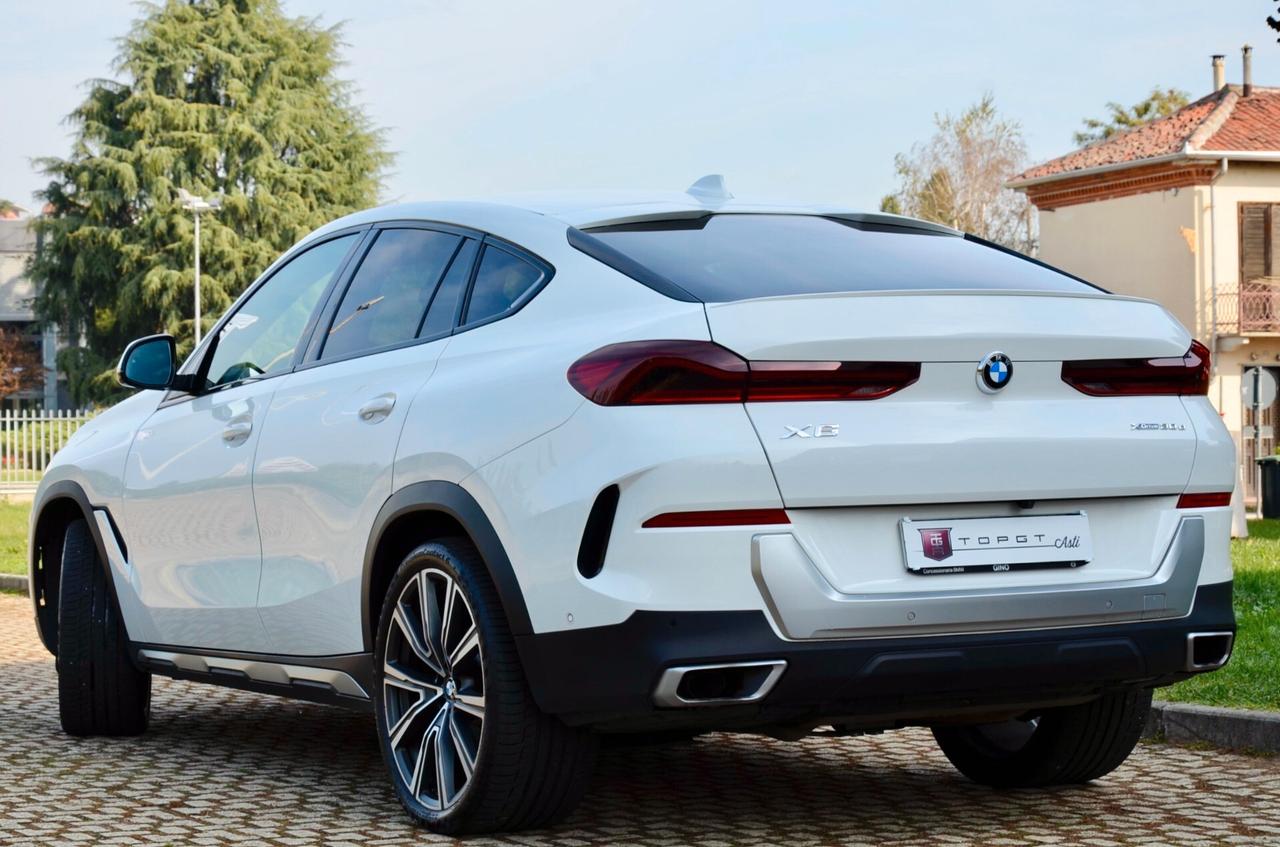 BMW X6 XDRIVE30d MHEV 48V XLINE 286cv AUTO, GARANZIA UFF BMW, UNICOPROPRIETARIO, SERVICE BMW, UFF ITALIANA, 22", EURO 6D, PERMUTE