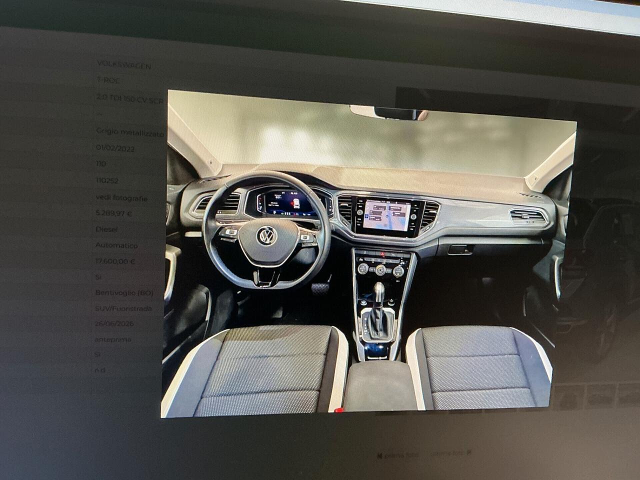 Volkswagen T-Roc 2.0 TDI SCR Advanced BlueMotion Technology