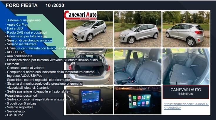 Ford Fiesta 1.1 75 CV 5 porte Connect