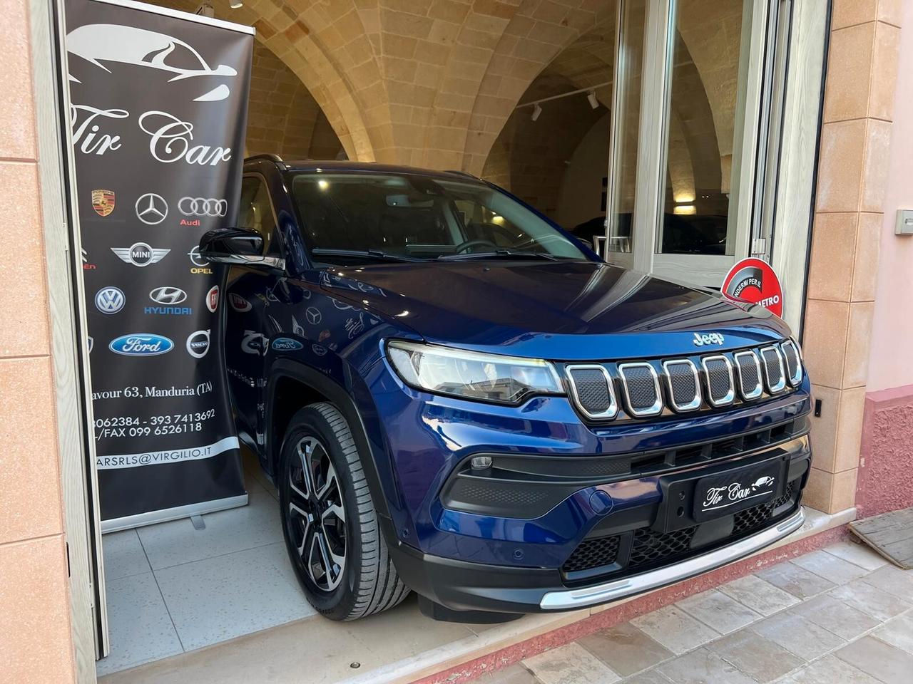 JEEP COMPASS 1.6 MJT LIMITED 130CV PELLE CAM OK NEOPATENTATI ANNO 2021