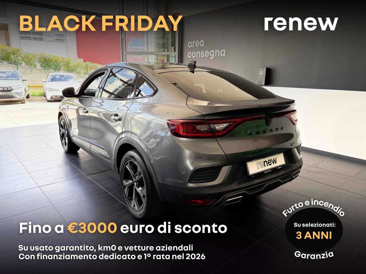 Renault Arkana 1.6 e-tech full hybrid e-tech engineered fast track 145cv