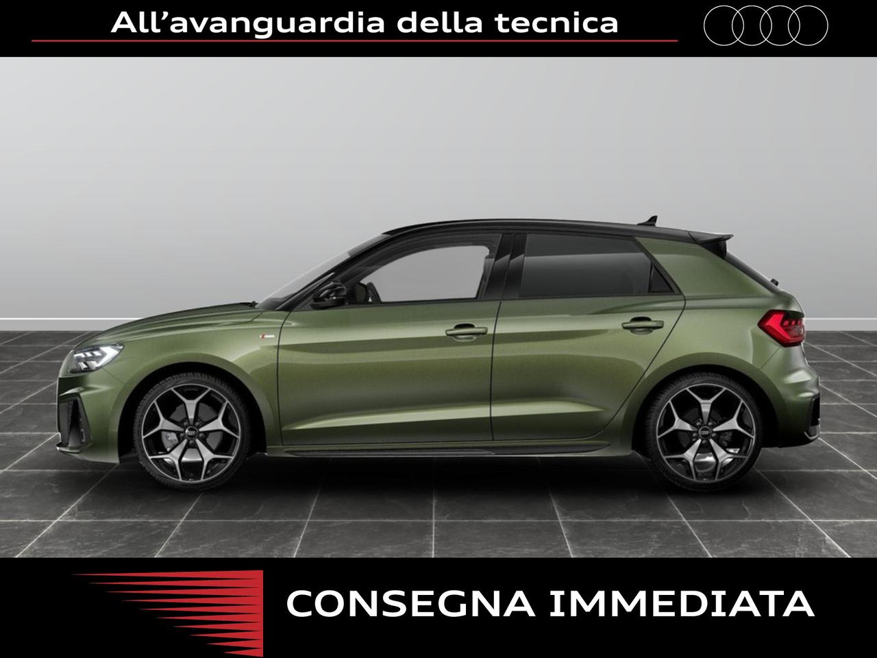 Audi A1 sportback 30 1.0 tfsi 116cv identity black s tronic