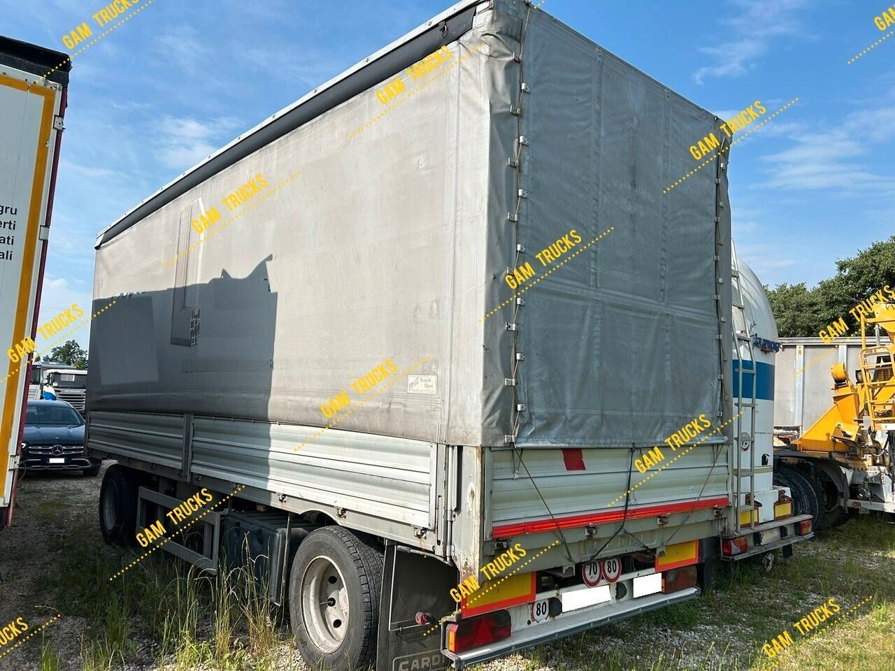 Rimorchio Cardi 242 cassone fisso 7.60m telonato