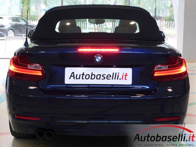 BMW 220 D CABRIO SPORT AUTOMATICA 190CV EURO 6B