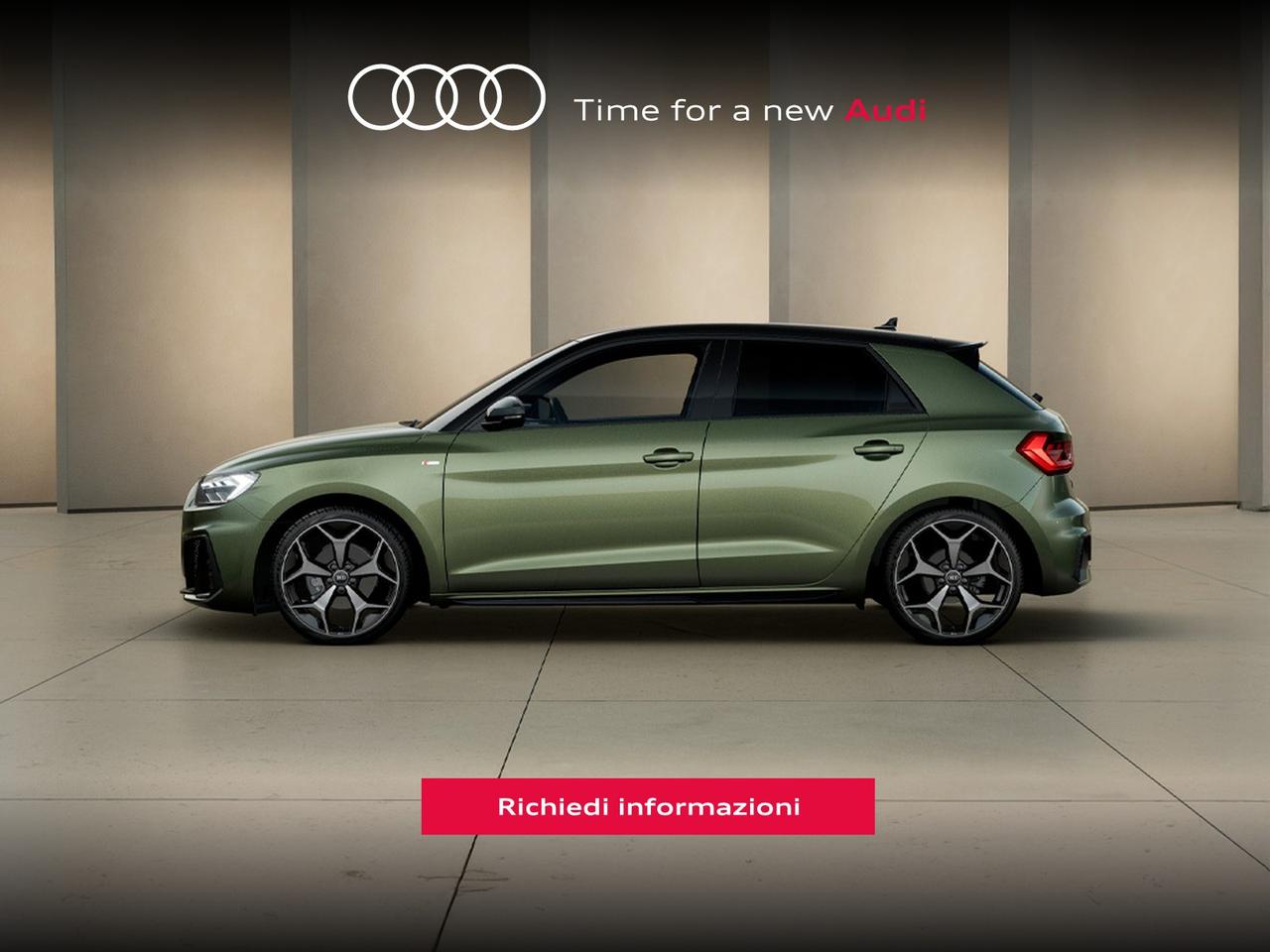 Audi A1 sportback 30 1.0 tfsi identity black 116cv s-tronic