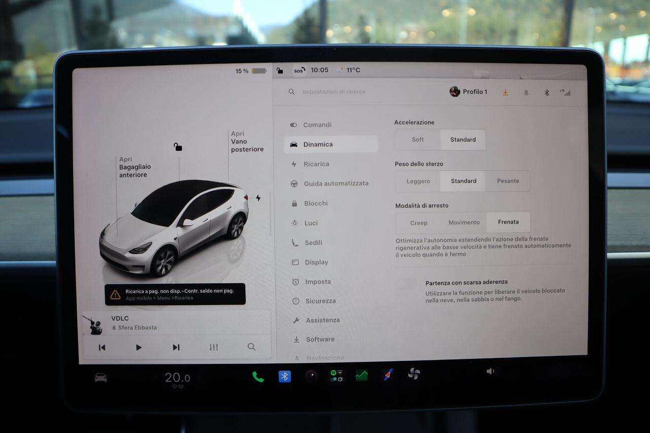 Tesla Model Y 299CV - POMPA DI CALORE - CAMERA