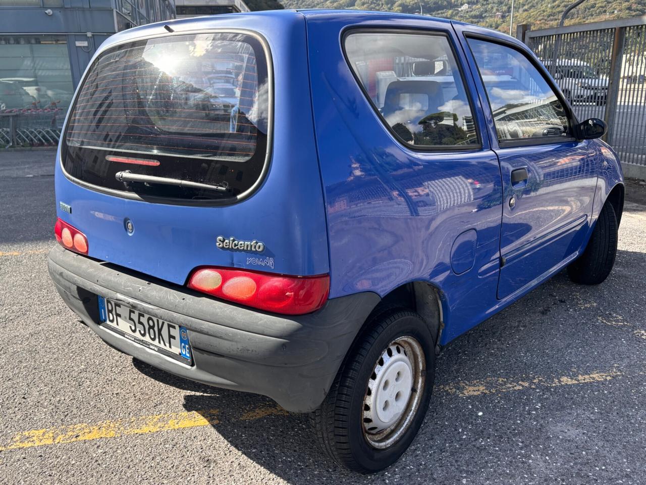 Fiat Seicento 1.1i cat Hobby autovettura solamente 32000 neopatentati
