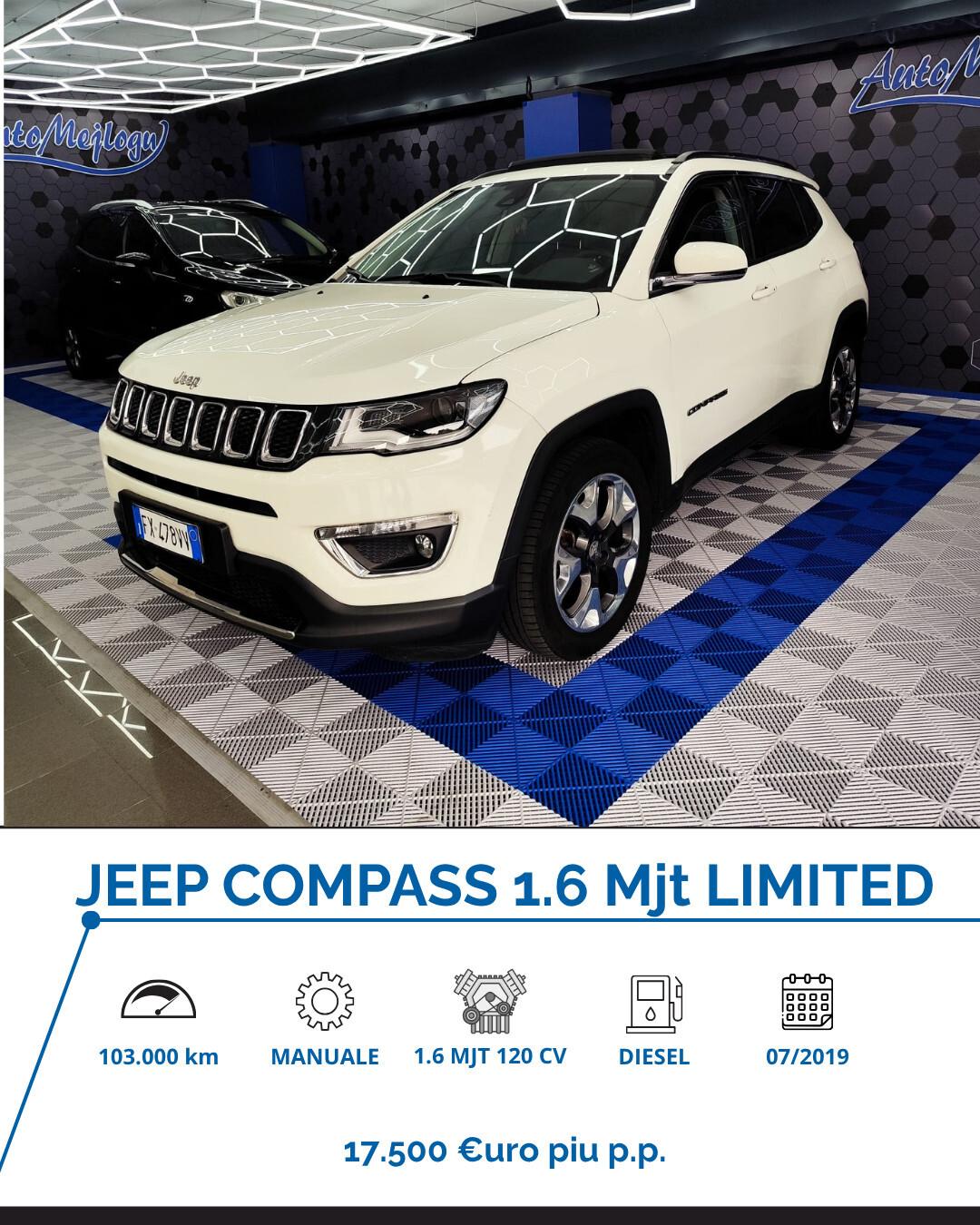 Jeep Compass 1.6 Multijet II 2WD Limited
