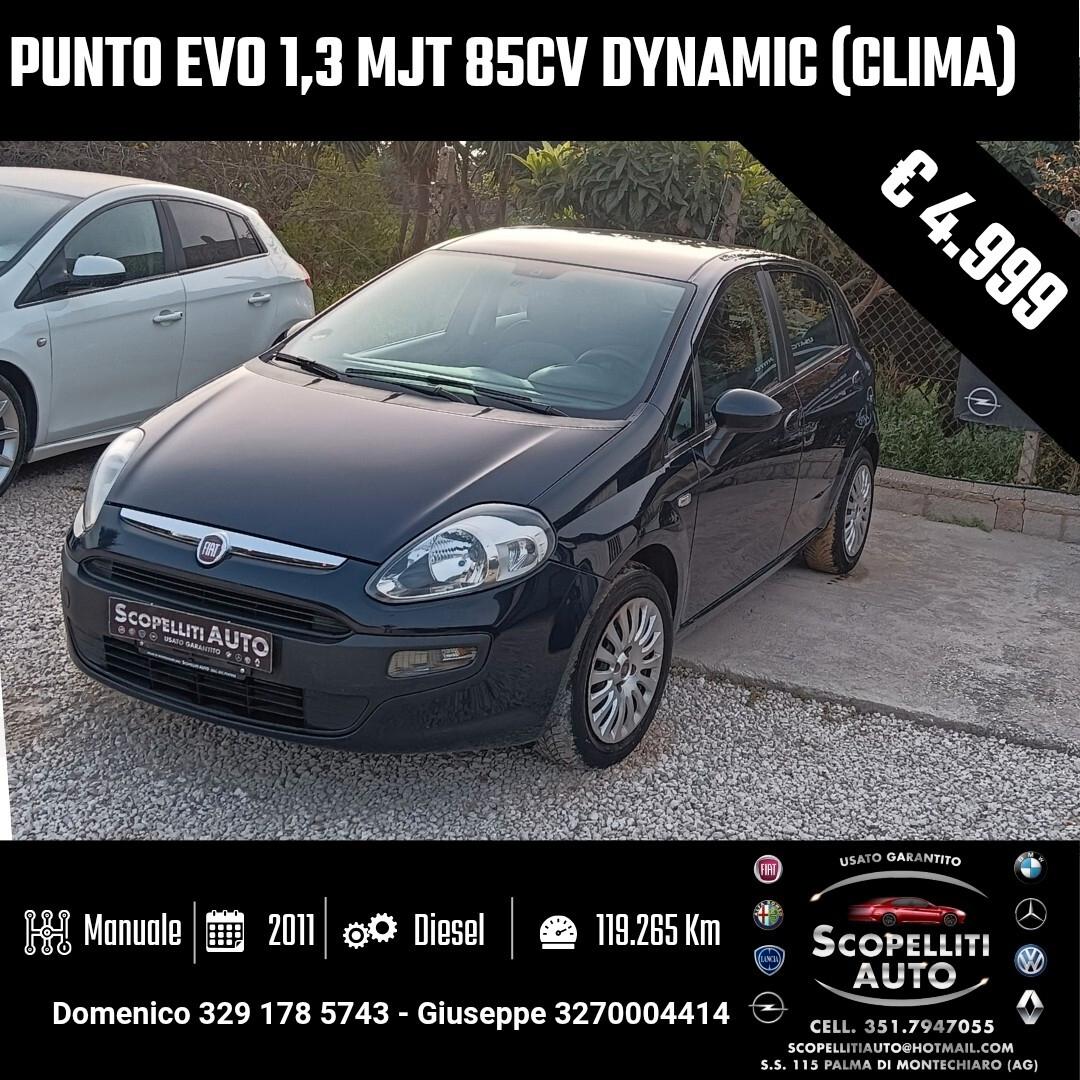 Punto Evo 1.3 Mjt 85 CV S&S Dyn.ECO