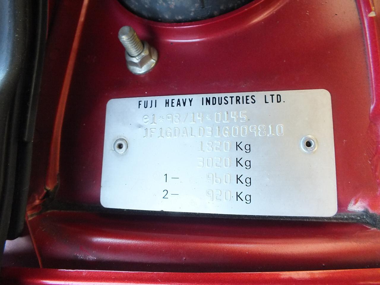 Subaru Impreza 2.0 turbo 16V cat WRX