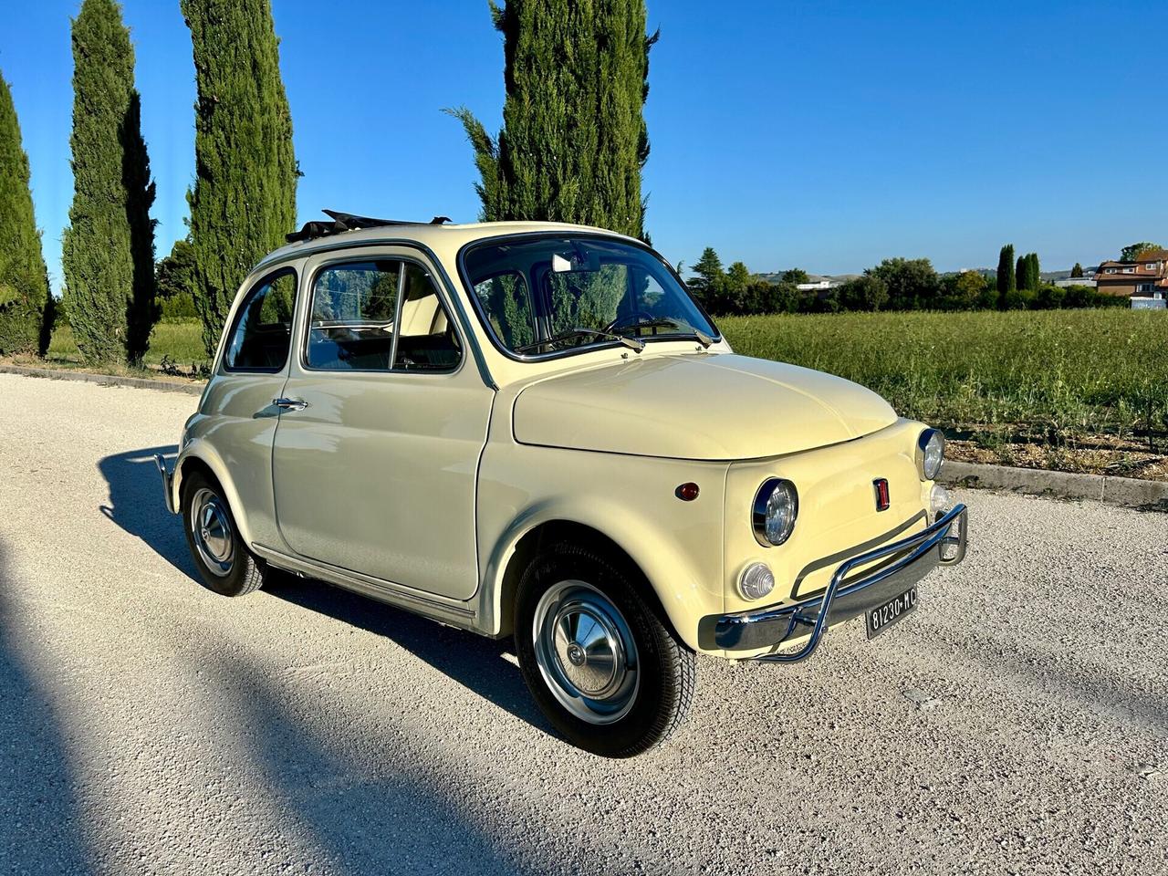 Fiat 500 110 F BERLINA mod. L - RESTAURO COMPLETO Motore 650 Cambio Sincronizzato