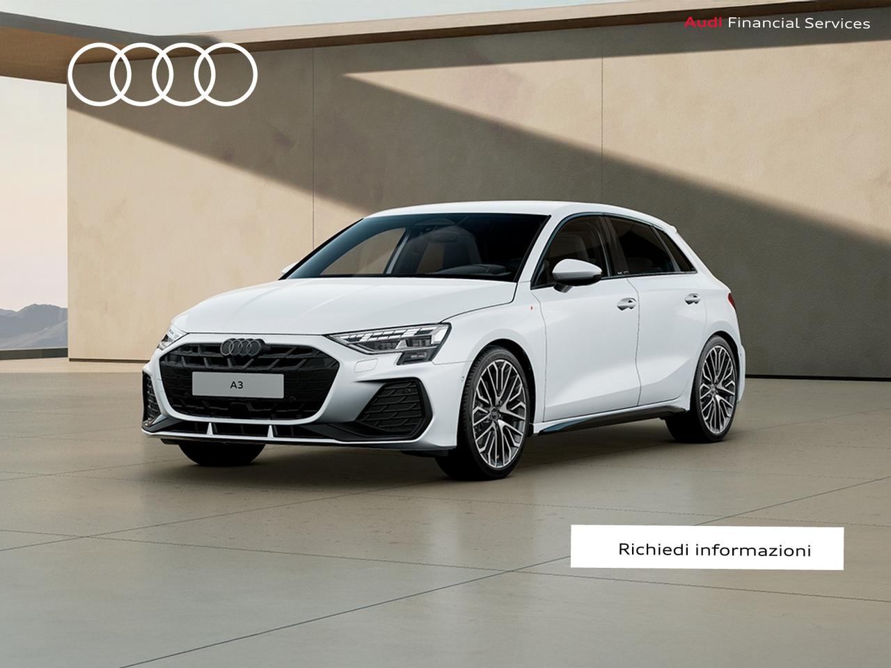 Audi A3 sportback 2.0 tdi s line edition 150cv s-tronic