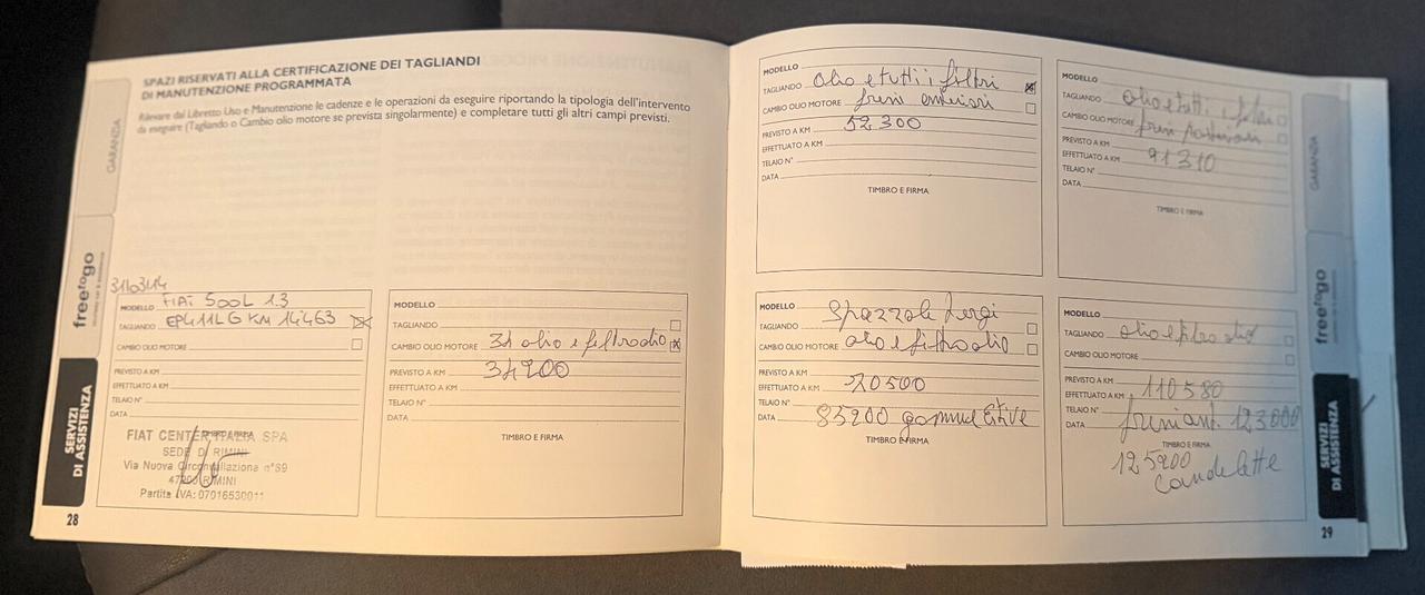 Fiat 500L 1.3 Diesel Lounge 85 Cv