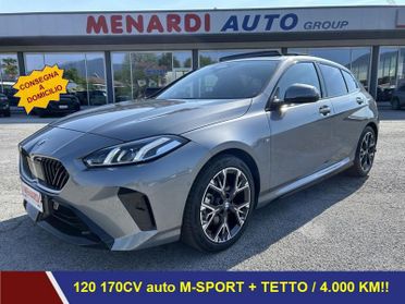 BMW Serie 1 120 48V 170cv MSport TETTO APRIBILE 4.000 KM!! PARI AL NUOVO M-SPORT