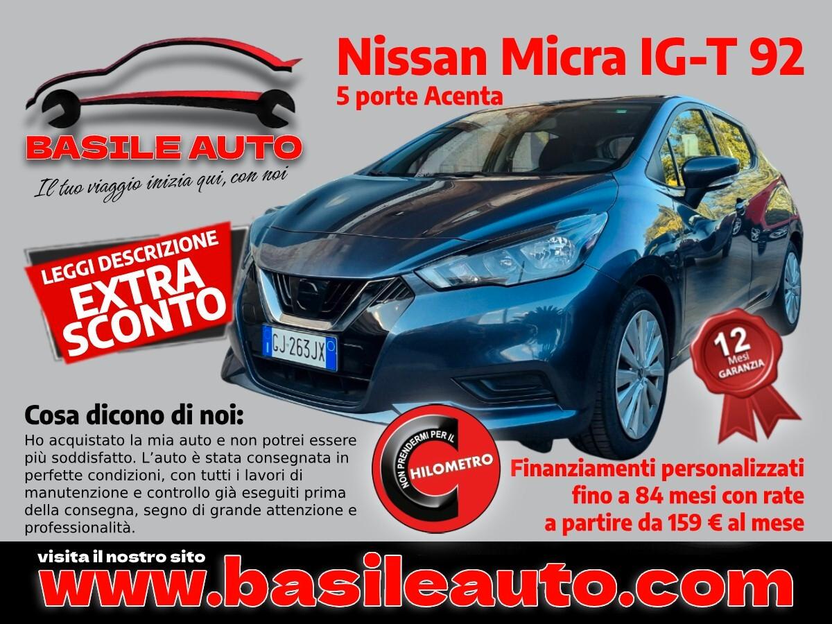 Nissan Micra IG-T 92 5 porte Acenta