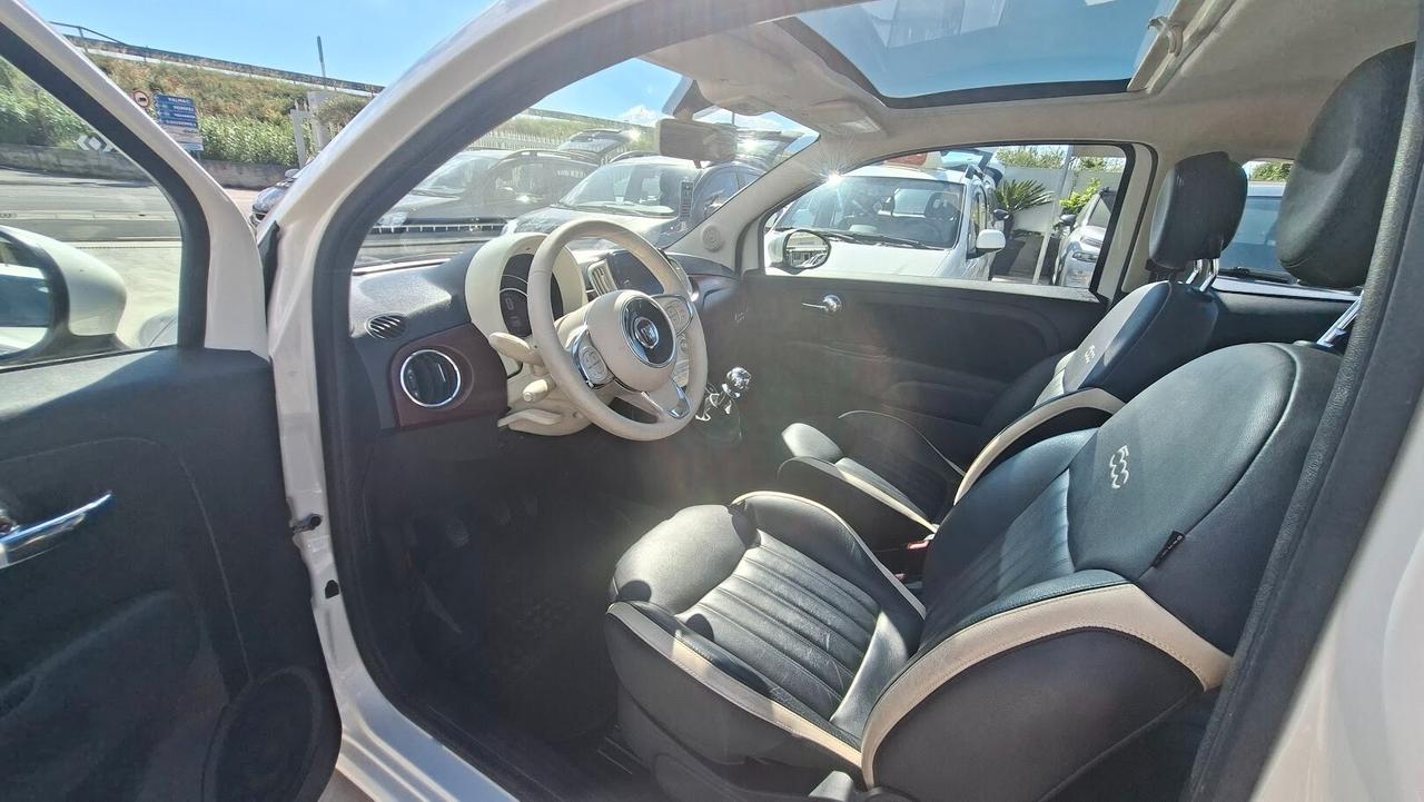 Fiat 500 1.2 Lounge con sedili in pelle