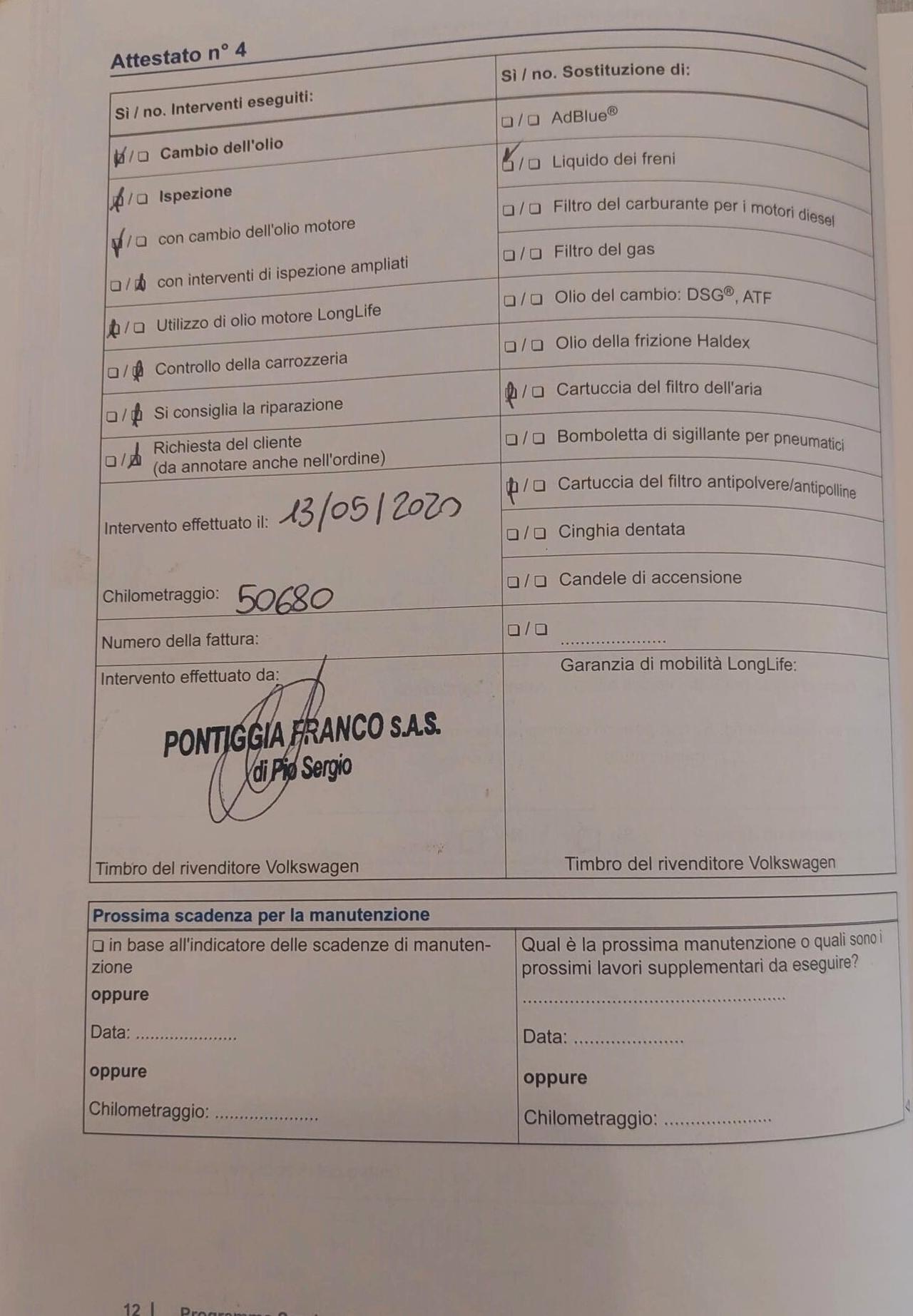 VOLKSWAGEN UP- NEOPATENTATI- UNICO PROPRIETARIO