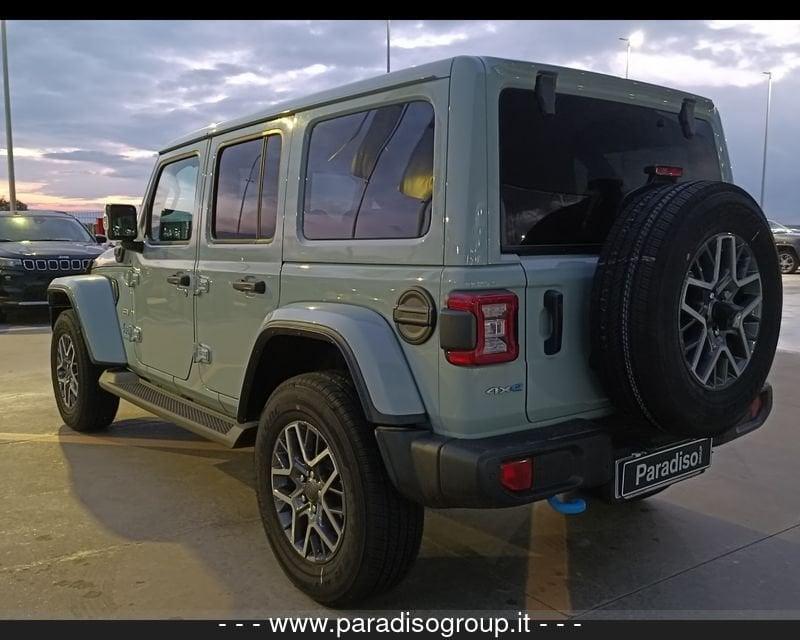 Jeep Wrangler wranler phev Plug-In Hybrid My23 Sahara 2.0 4xe Phev 380cv At8