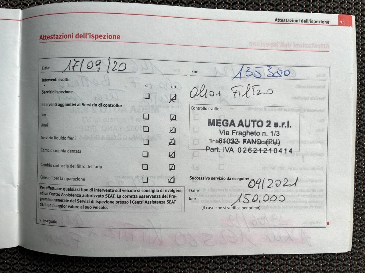 SEAT Altea XL 1.9TDI UNIPROPRIETA GARANZIA 24 MESI