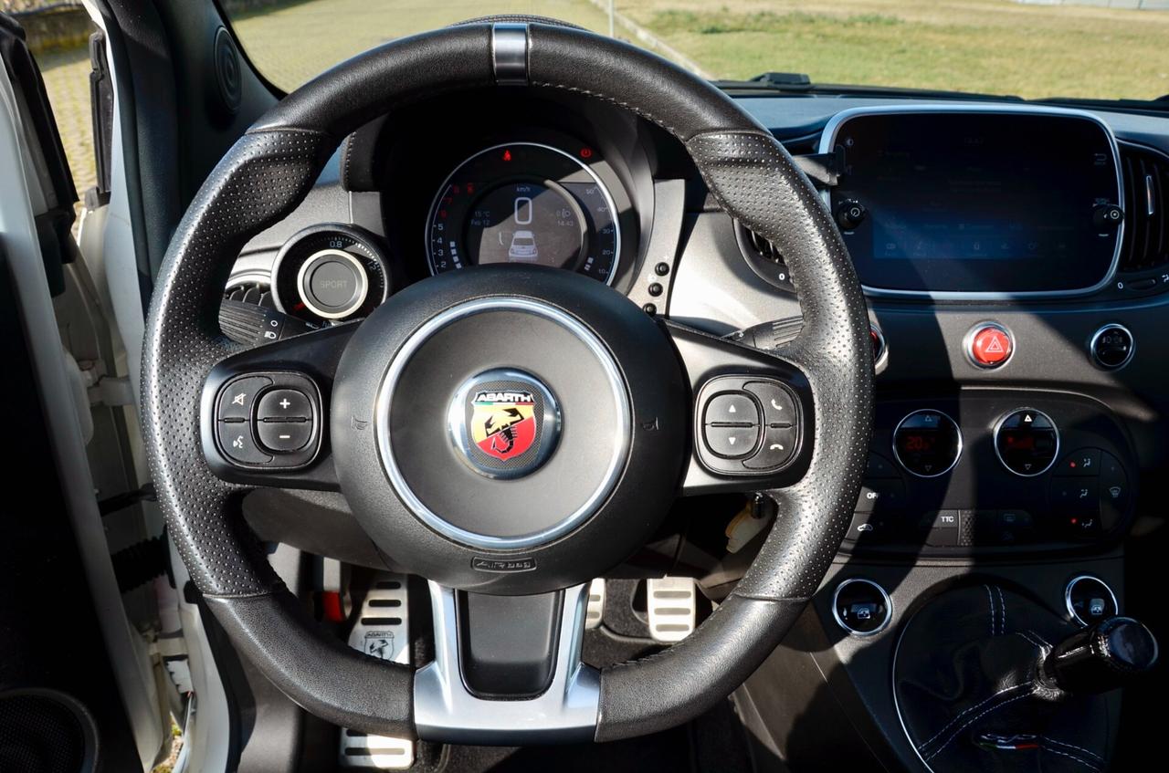ABARTH 595 1.4 TURBO T-JET 160cv PISTA, UNICOPROPRIETARIO, ORIGINALE, MAI MODIFICATA, TETTO, UFF ITALIANA