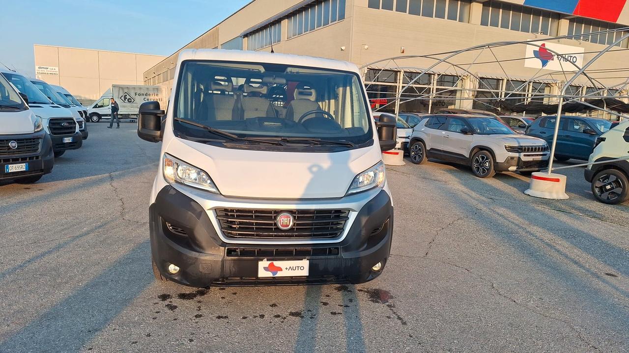 Fiat Ducato 35 2.3 MJT 130CV PLM-DC Cabinato CASSONE FISSO + GRU FASSI