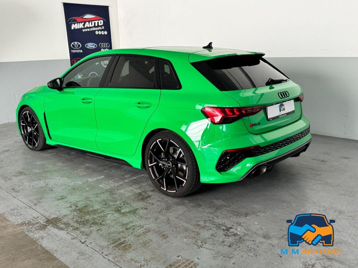 Audi RS3 Sportback 2.5 tfsi quattro s-tronic UNICOPRO-CARBOCERAMICI- COLORE EXCLUSIVE-GARANZIA AUDI 2028-LIM 290KM/H