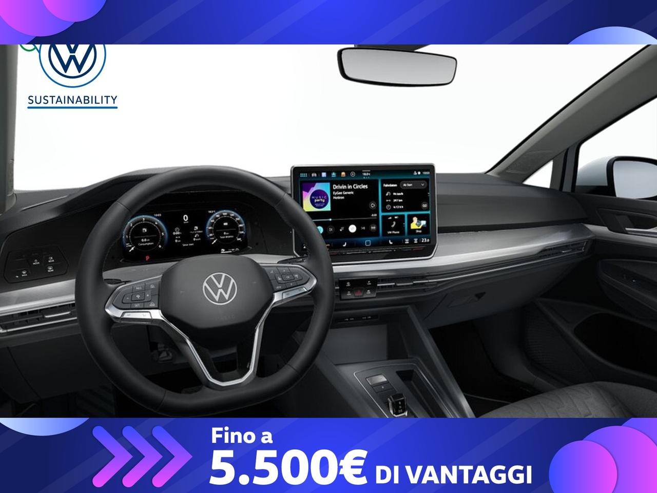 Volkswagen Golf 1.5 tsi ehybrid 204cv life dsg