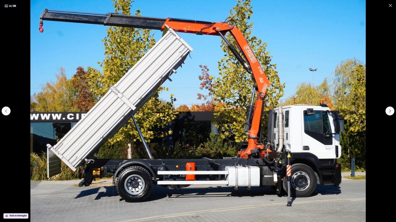 IVECO STRALIS 310 E6 RIBALTABILE TRILATERALE