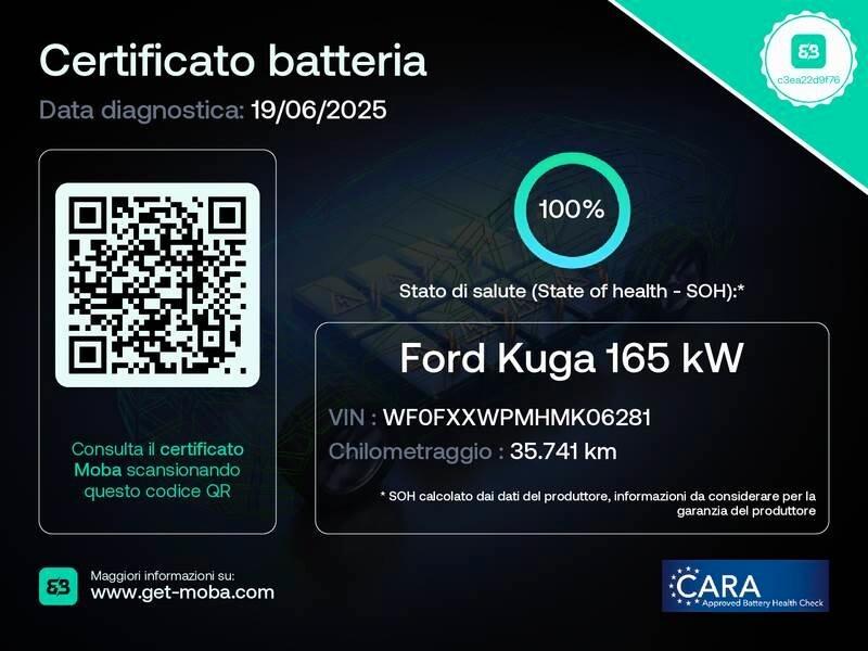 Ford Kuga 2.5 Plug In Hybrid 225 CV CVT 2WD Titanium Business