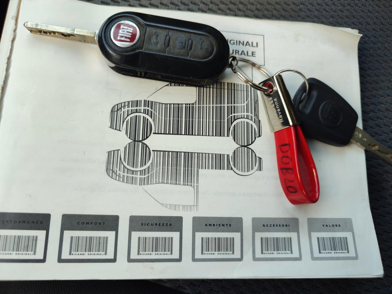 FIAT DOBLO DEL 2014 1.3MULTIJET 5POSTI AUTOCARRO