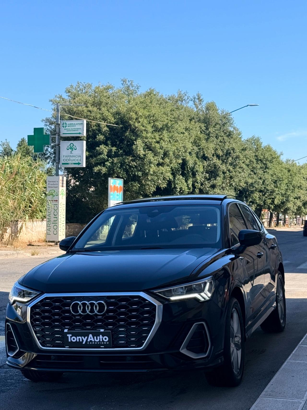 Audi Q3 Sportback 35 2.0 tdi S line edition s-tronic TETTO APRIBILE,VIRTUAL COCKPIT,APPLE CARPLAY,TOTAL