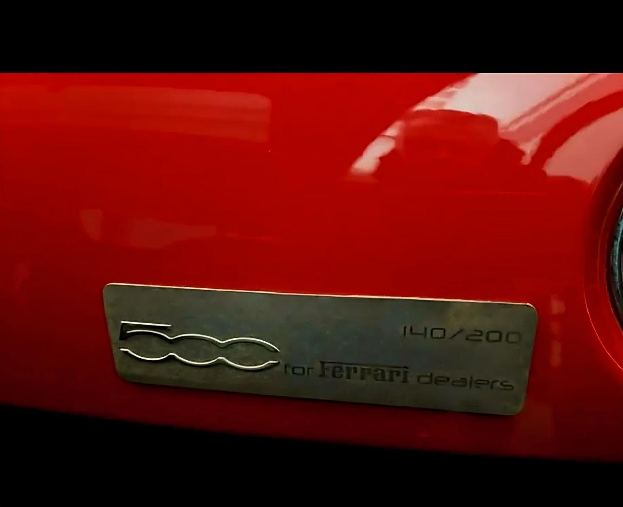 Fiat 500 LIMITED EDITION FERRARI NUMERATA N°140/200