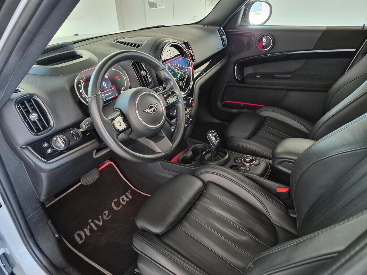 MINI Cooper Countryman PELLE TETTO LED NAVI APPLE CARPLAY RETROCAM. ACC SEDILI MEMORY WIRELESS