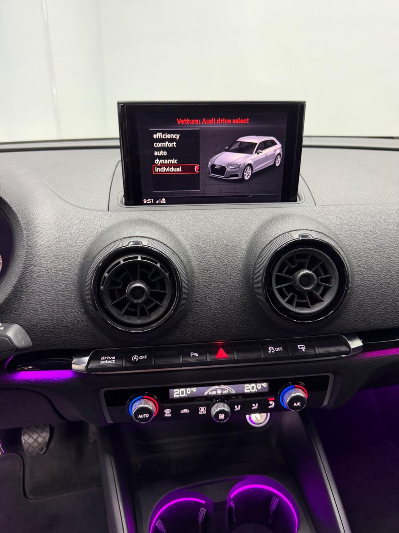 Audi A3 SPB 30 TDI S line identity Black Virtual