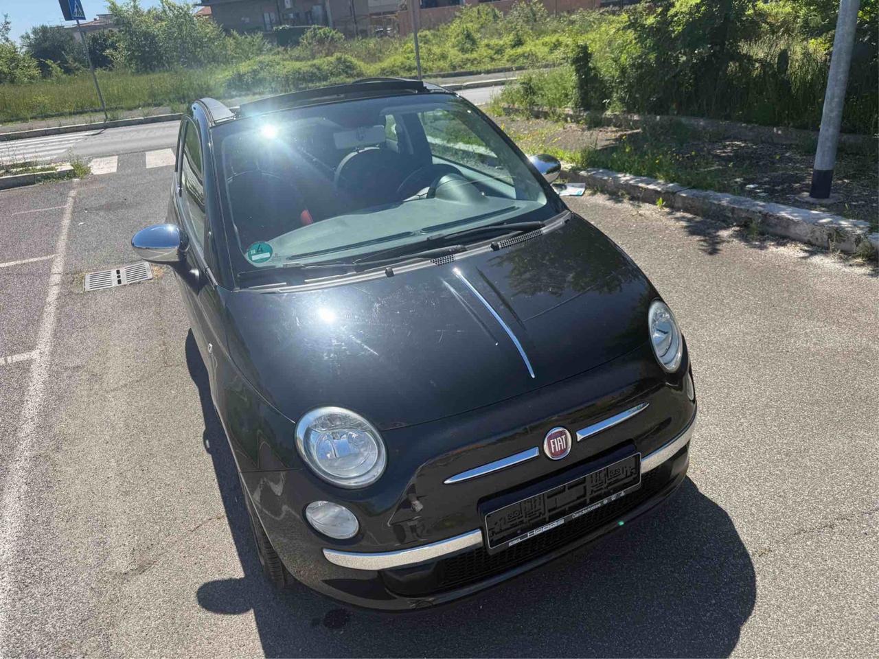 FIAT 500 cabrio 90000km originali garanzia 12 mesi permute