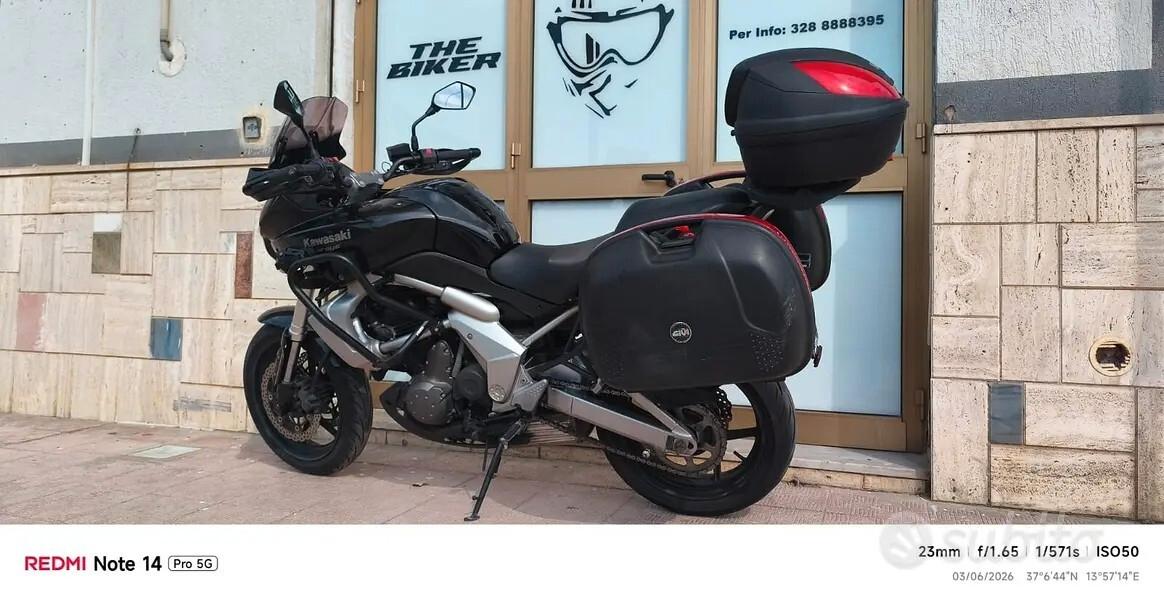 Kawasaki Versys 650 Tris valigie