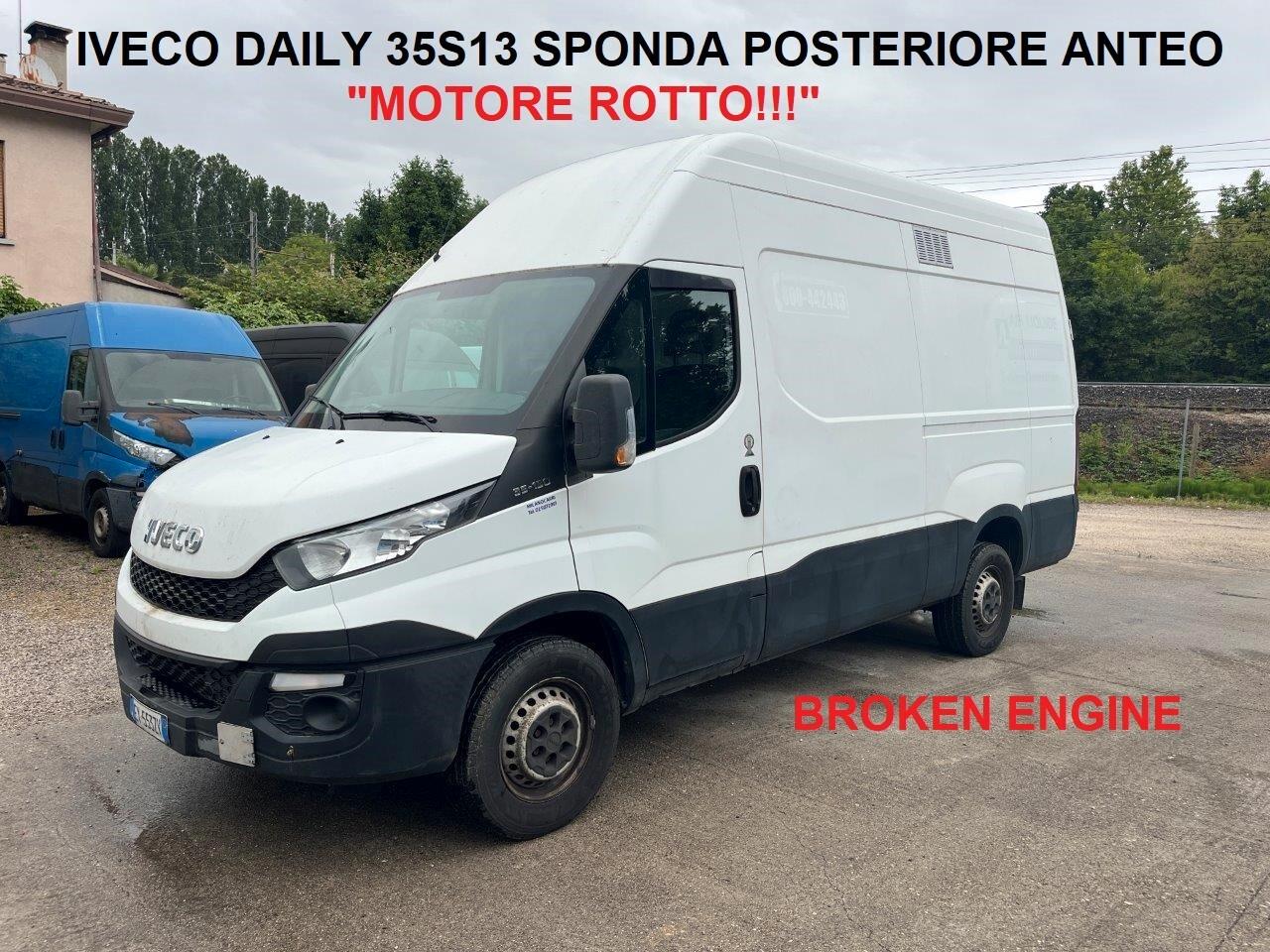 Iveco Daily 35S13 con Sponda Caricatrice posteriore Anteo