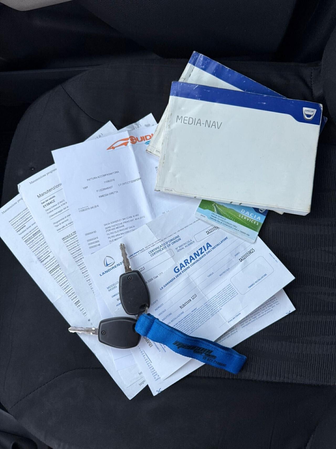 Dacia Dokker con posti 1.6 GPL neopatentati UNIPROPR